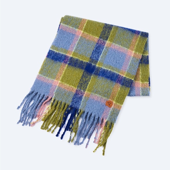 ADER Error Other - 🧣ADER ERROR Muffler Scarf blue pattern unisex oversized cozy Korean designer